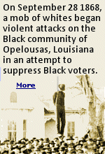 The violence continued for over two weeks, with white mobs attacking the black community, ultimately killing 200-300 Black people as well as at least 6 white Republican allies. After the massacre, many Black families and almost all Republican white families fled the area, or stopped voting, leaving Opelousas a solid Democrat-run area for decades. In the 1868 presidential election Republican candidate Ulysses S. Grant did not get a single vote.